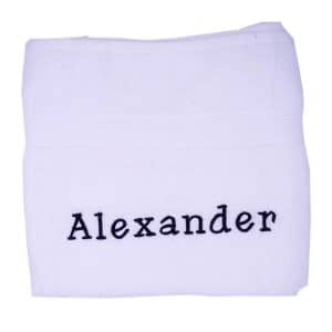 Håndklæde med navn - 100 x 150