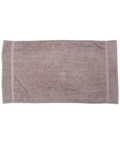 Mochafarvet Håndklæde med navn - 50 x 90 cm