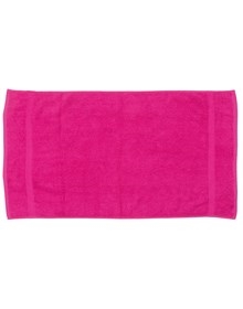 Pink Håndklæde med navn - 50 x 90 cm